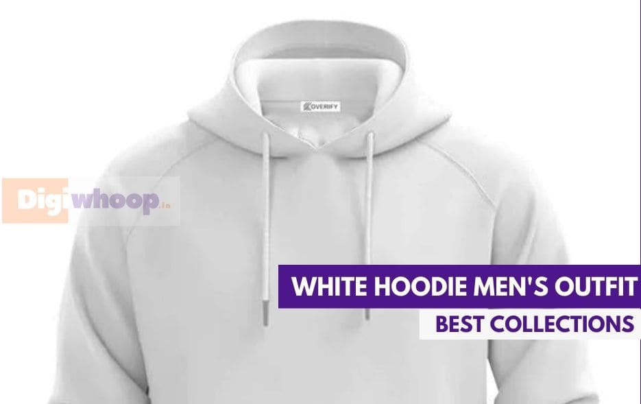 white hoodie men's outfit